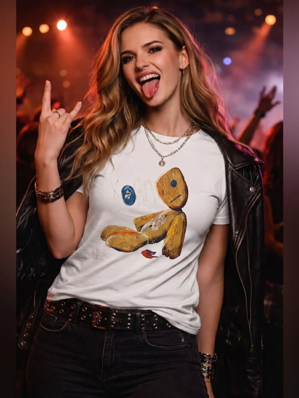 WOMENS KORN BAND TEE (MEDIUM)